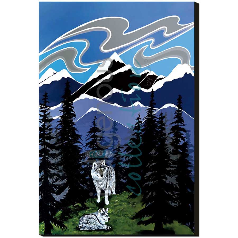 Time for a Rest by artist Shelley Davies - Coast Salish. Indigenous Collection