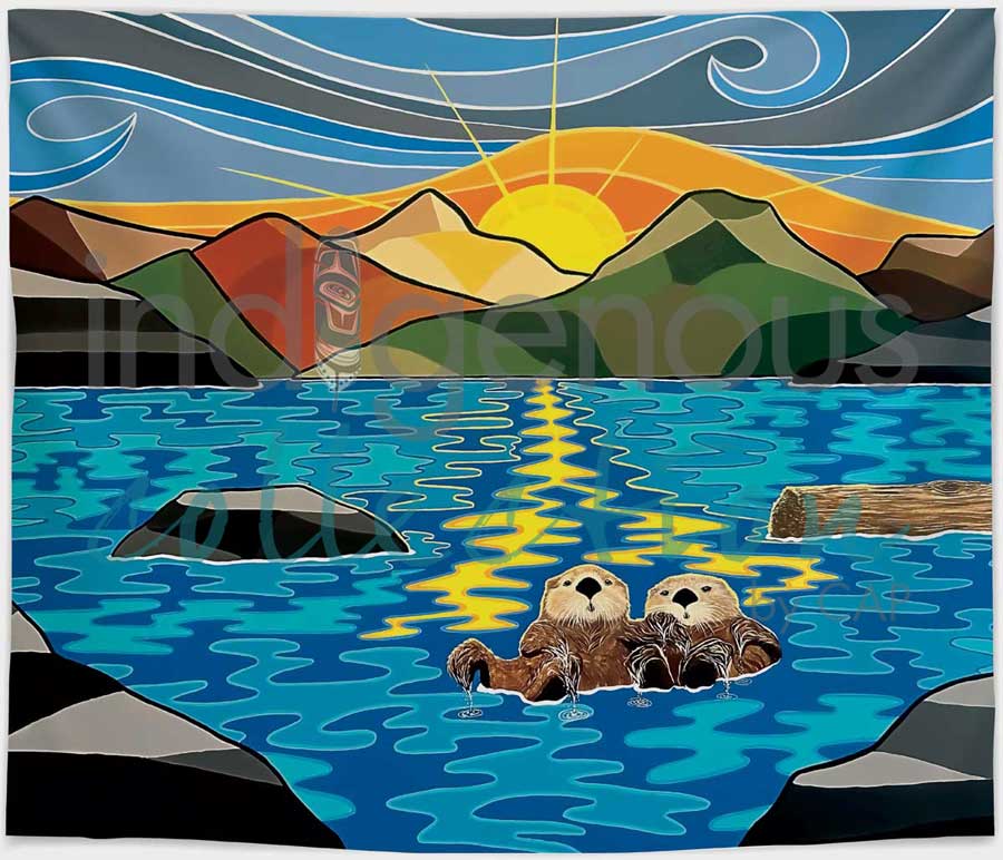 It's a Real Thing Fleece Blanket by artist Shelley Davies