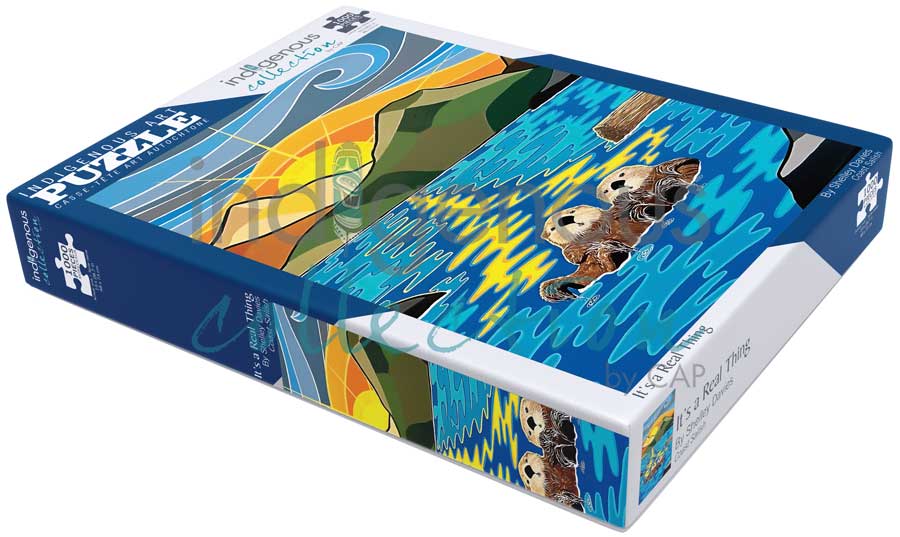 It's a Real Thing Puzzle - 1000 Pcs by artist Shelley Davies. Indigenous Collection.