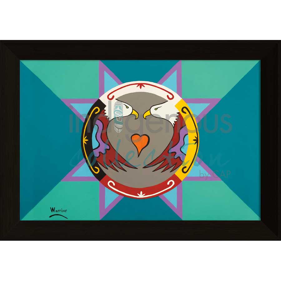 Partners by artist Lorne Julien - Mi'kmaq. Indigenous Collection