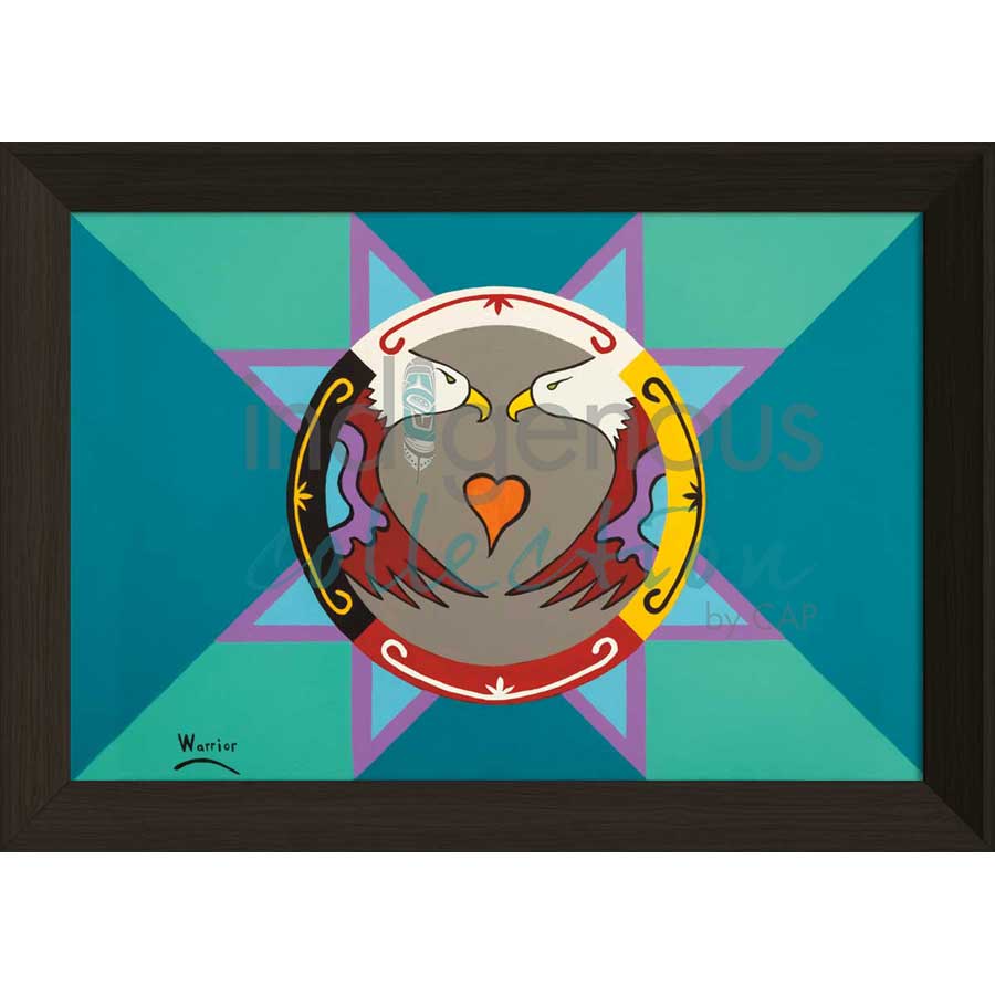 Partners by artist Lorne Julien - Mi'kmaq. Indigenous Collection