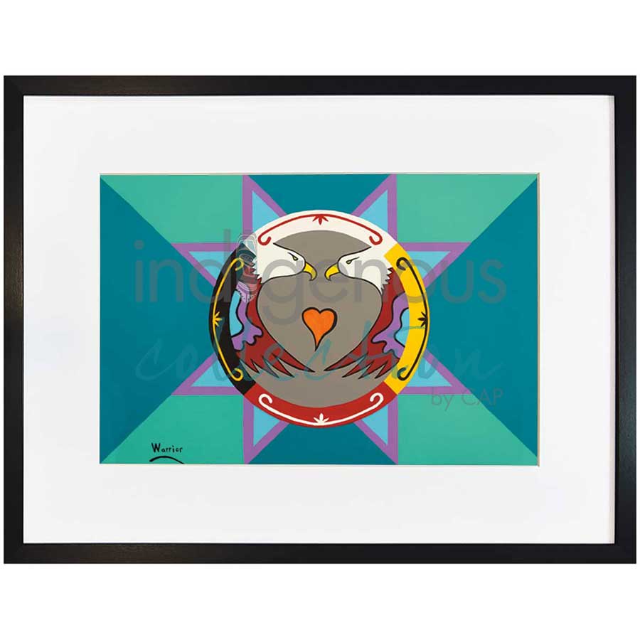 Partners by artist Lorne Julien - Mi'kmaq. Indigenous Collection