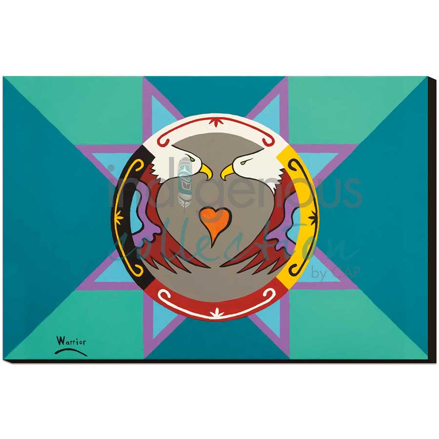 Partners by artist Lorne Julien - Mi'kmaq. Indigenous Collection