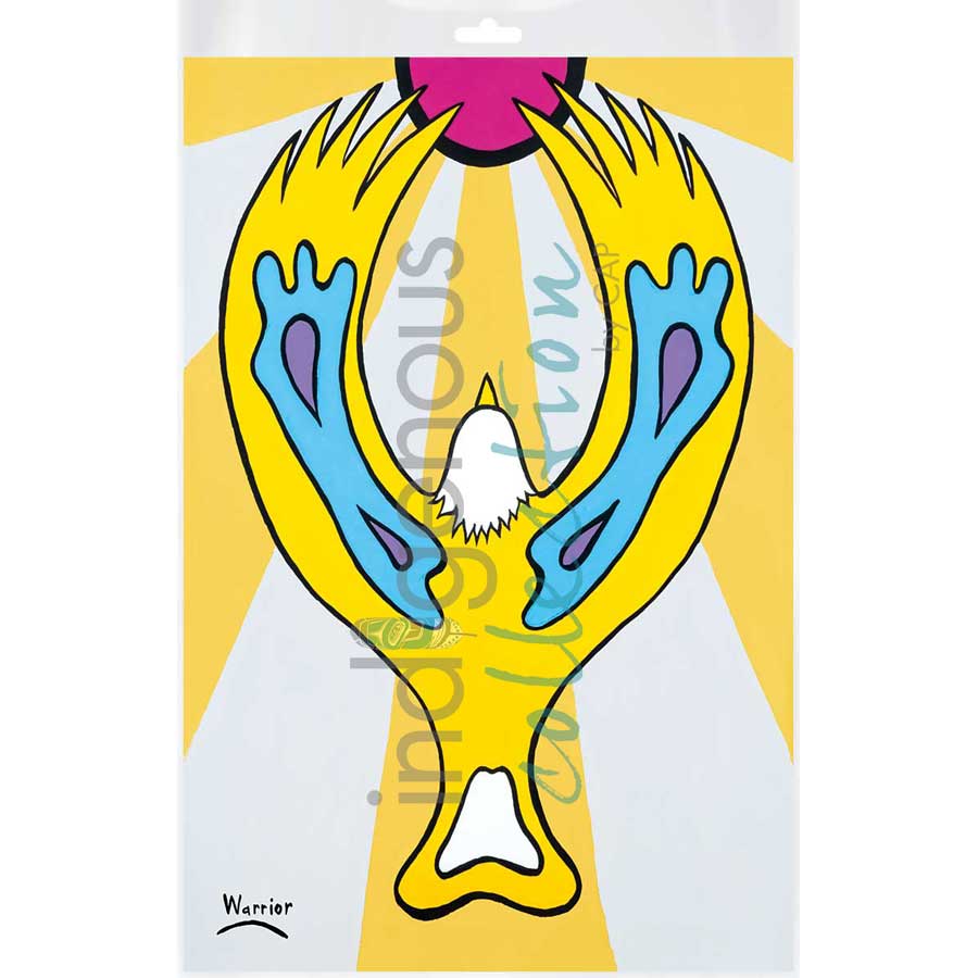 Golden Eagle by artist Lorne Julien - Mi'kmaq. Indigenous Collection