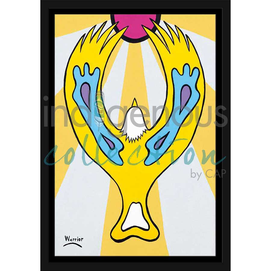 Golden Eagle by artist Lorne Julien - Mi'kmaq. Indigenous Collection