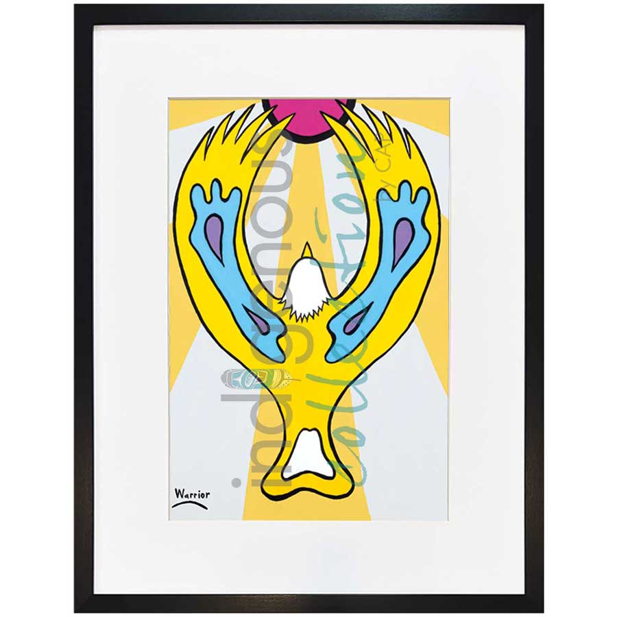 Golden Eagle by artist Lorne Julien - Mi'kmaq. Indigenous Collection