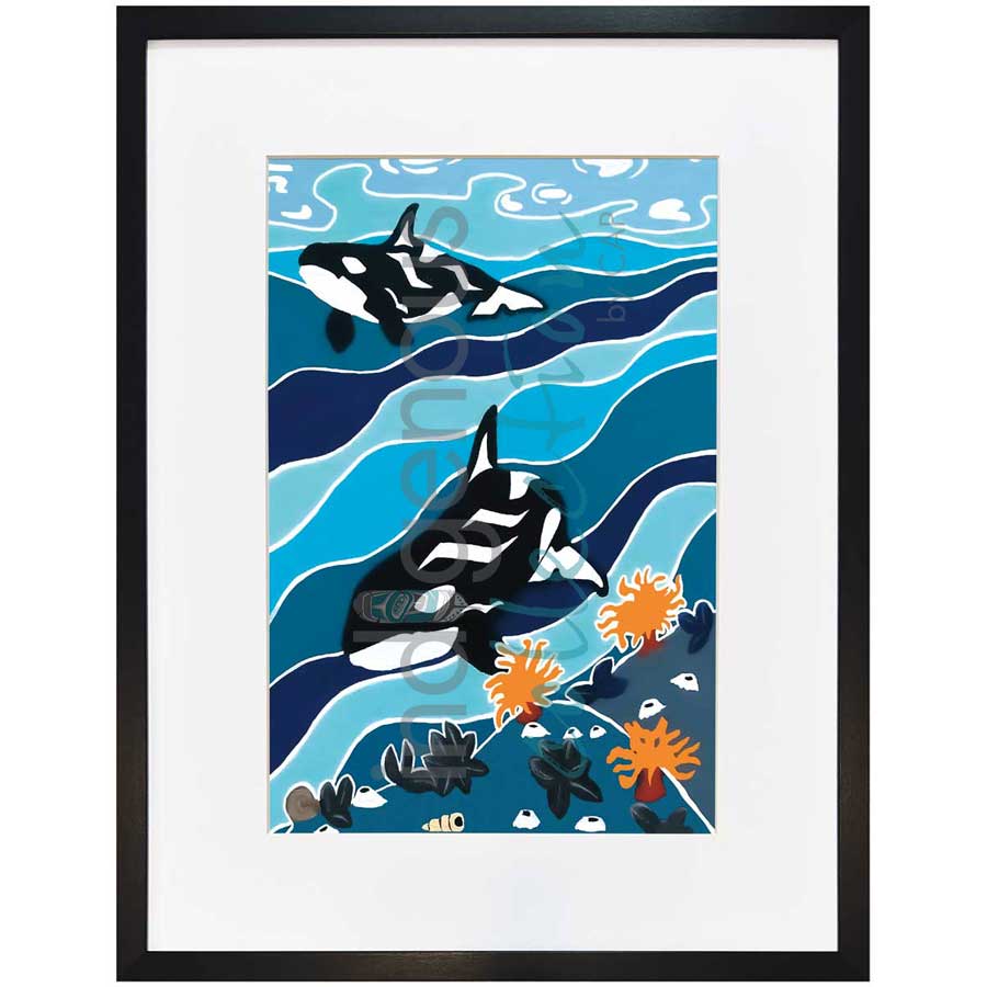 Passing By by artist Shelley Davies - Coast Salish. Indigenous Collection