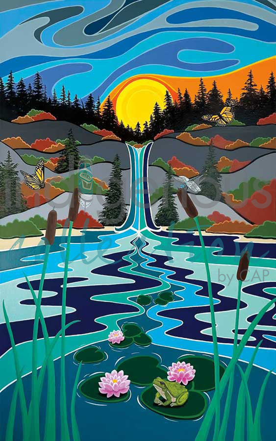 Hilltop Paradise by artist Shelley Davies