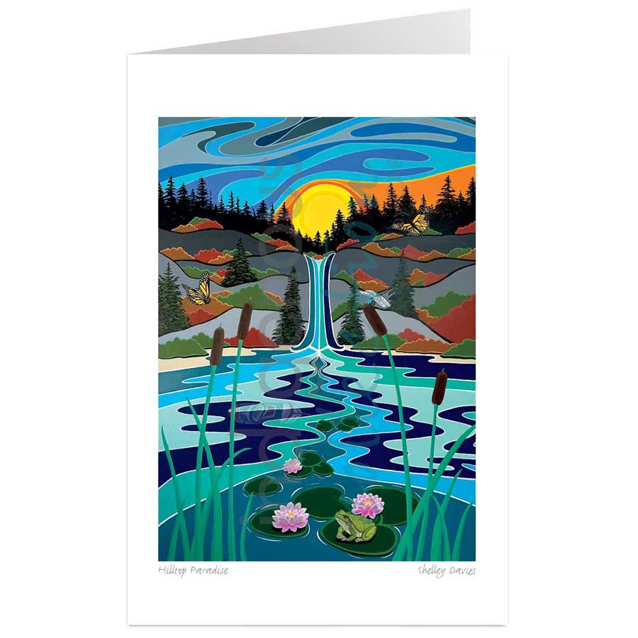 Hilltop Paradise by artist Shelley Davies