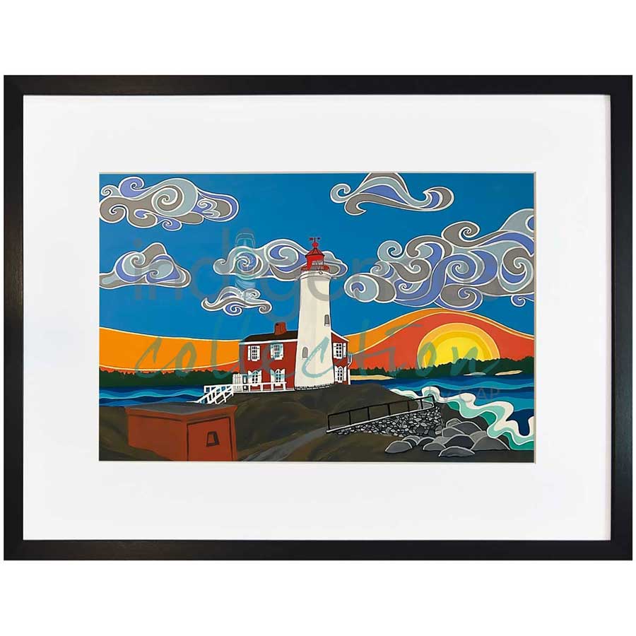 Cloud Watching by artist Shelley Davies - Coast Salish. Indigenous Collection
