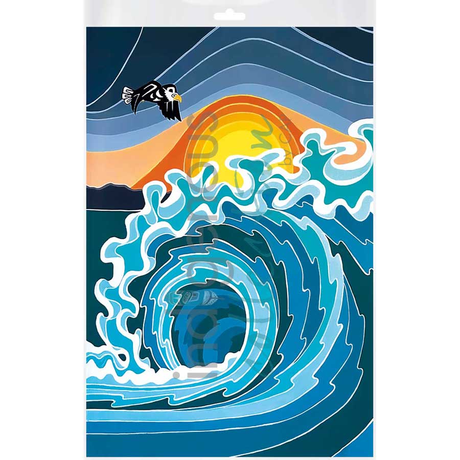 Turbulence by artist Shelley Davies - Coast Salish. Indigenous Collection