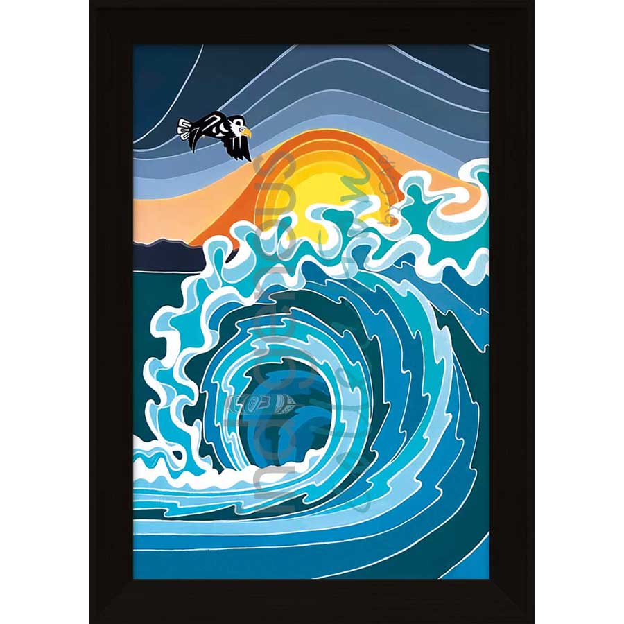 Turbulence by artist Shelley Davies - Coast Salish. Indigenous Collection