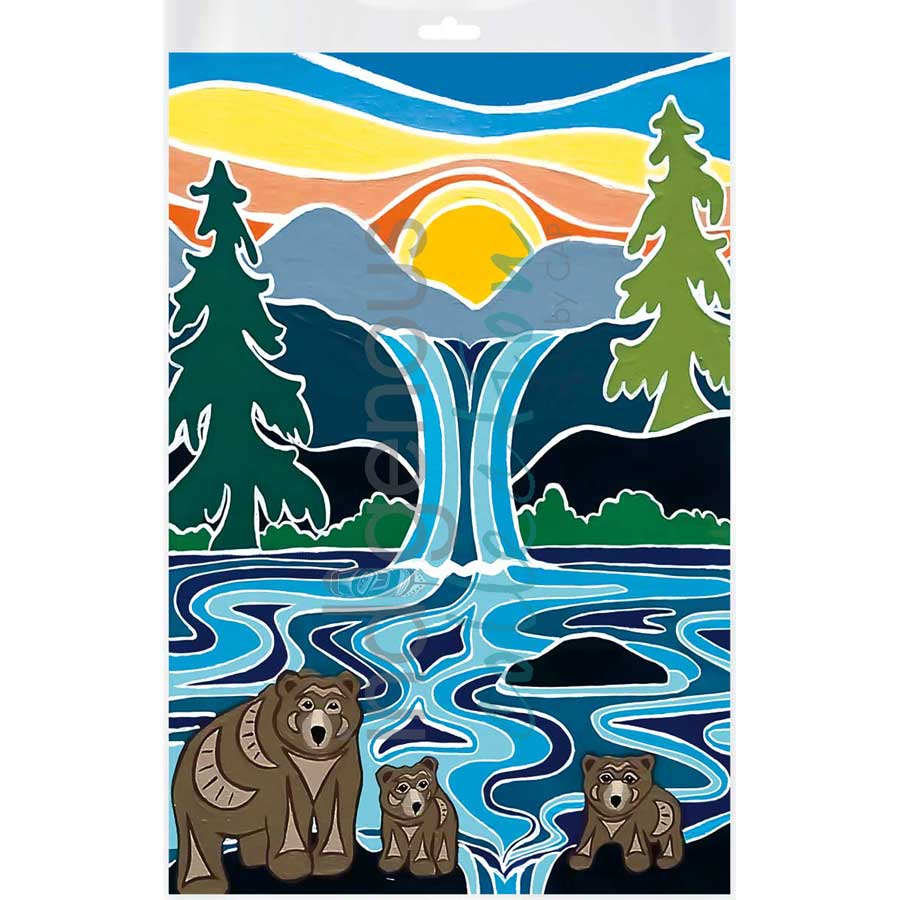 One Last Swim by artist Shelley Davies - Coast Salish. Indigenous Collection
