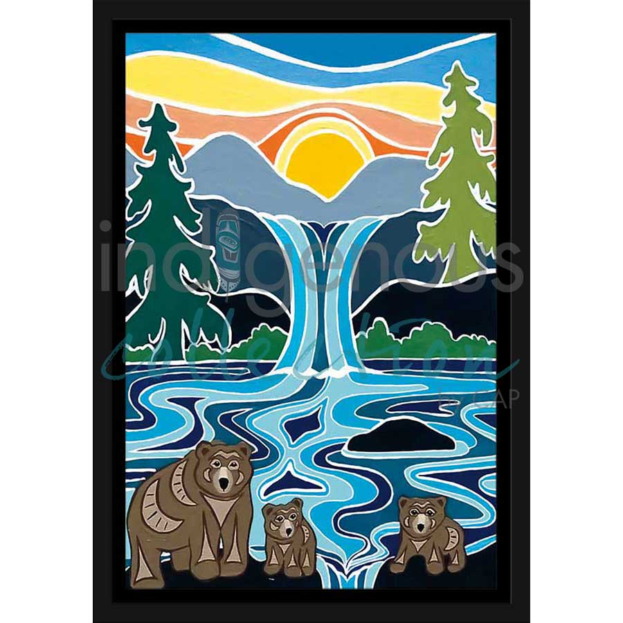 One Last Swim by artist Shelley Davies - Coast Salish. Indigenous Collection