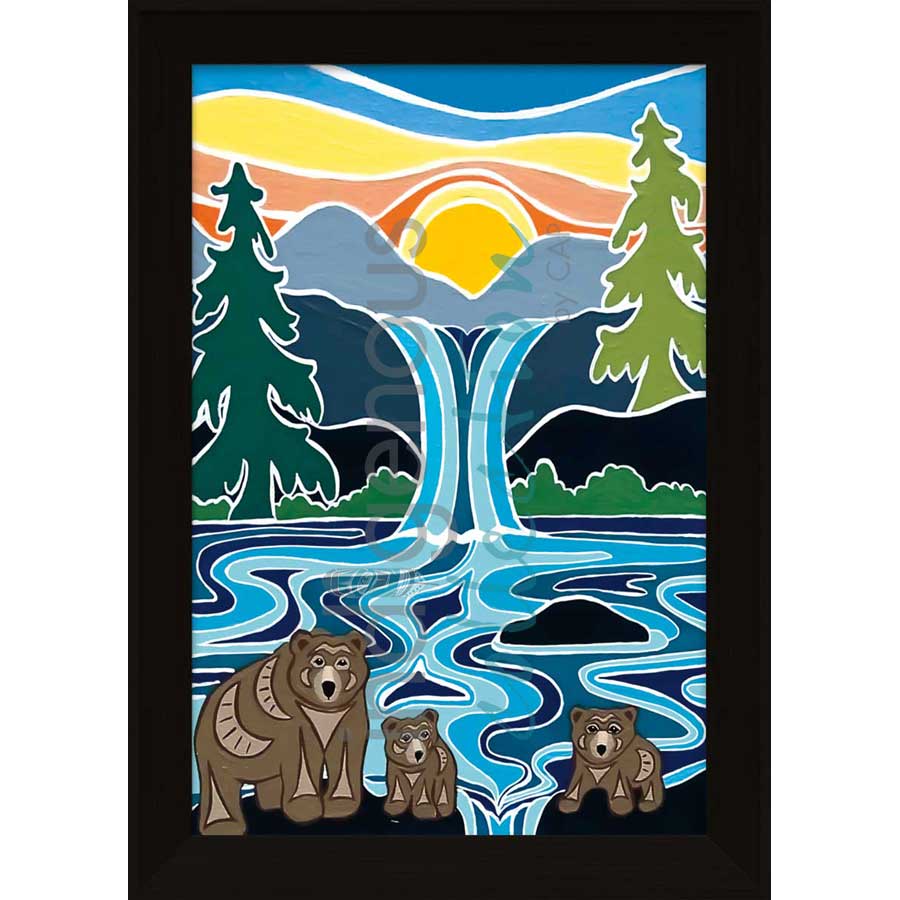 One Last Swim by artist Shelley Davies - Coast Salish. Indigenous Collection