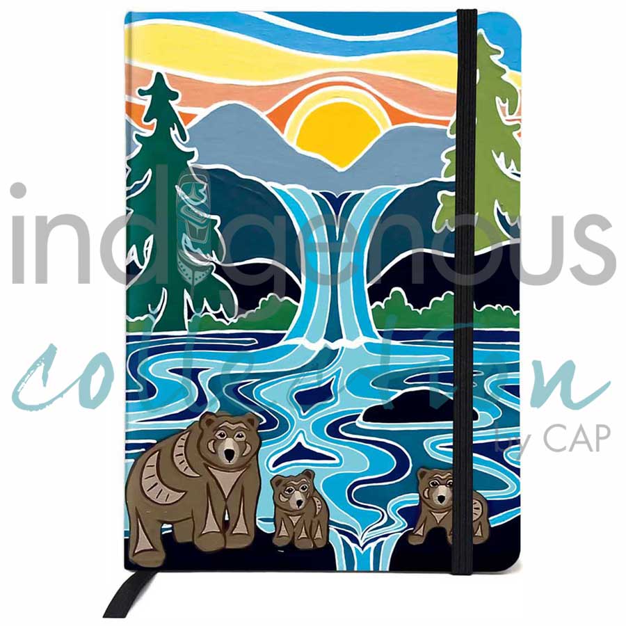 One Last Swim Journal by artist Shelley Davies. Indigenous Collection.