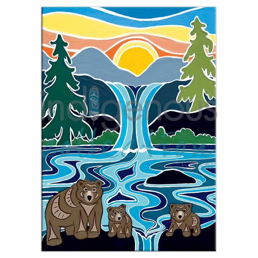 One Last Swim Magnets by artist Shelley Davies