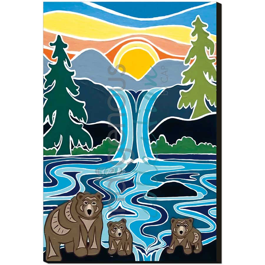 One Last Swim by artist Shelley Davies - Coast Salish. Indigenous Collection