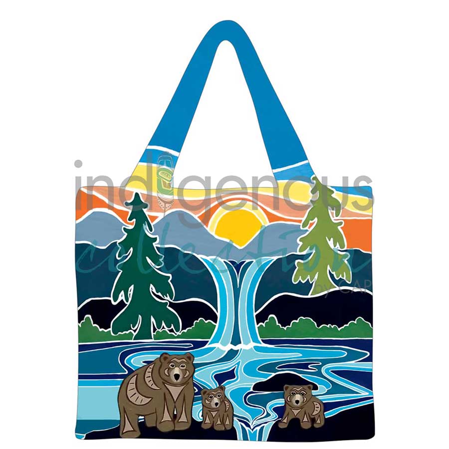 One Last Swim Reusable Shopping Bag by artist Shelley Davies