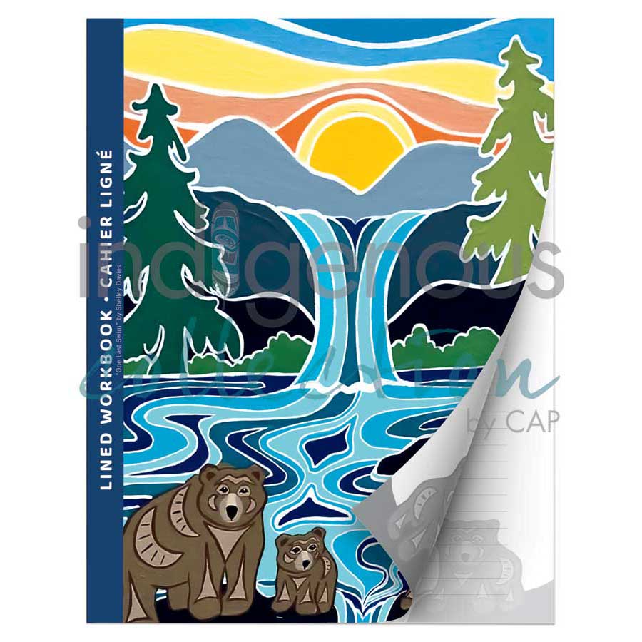 One Last Swim Workbook by artist Shelley Davies. Indigenous Collection.