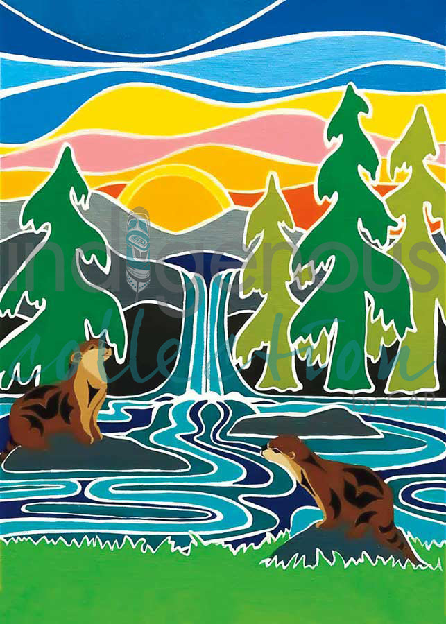 Otter Be Fun by artist Shelley Davies