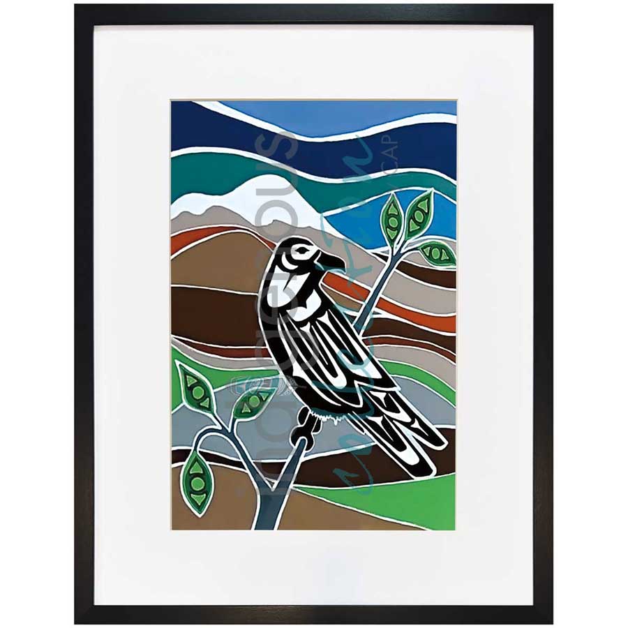 Awaiting a Partner by artist Shelley Davies - Coast Salish. Indigenous Collection