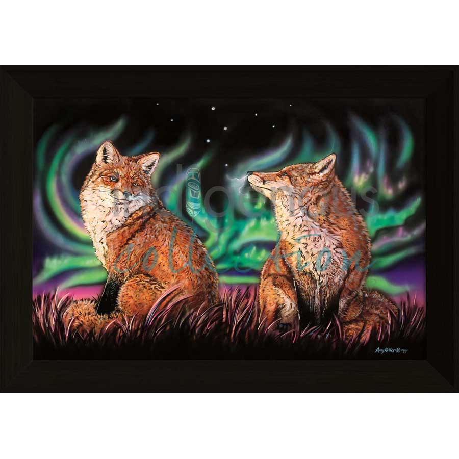 First Snow by artist Amy Keller-Rempp - Mohawk. Indigenous Collection
