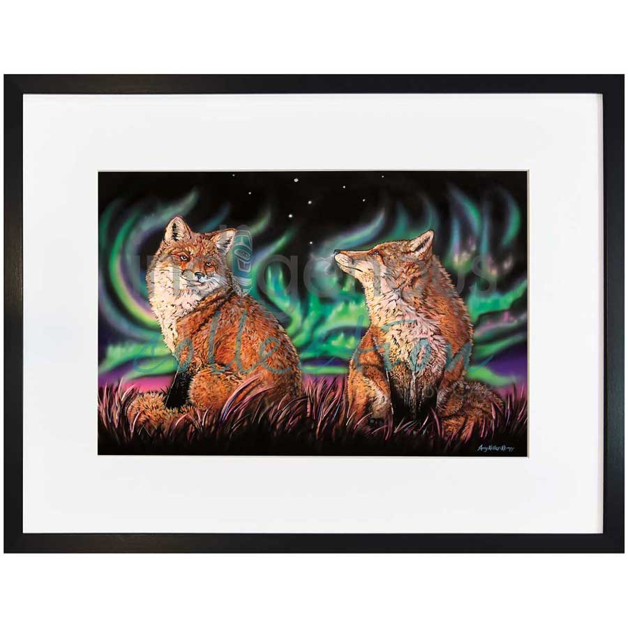 First Snow by artist Amy Keller-Rempp - Mohawk. Indigenous Collection