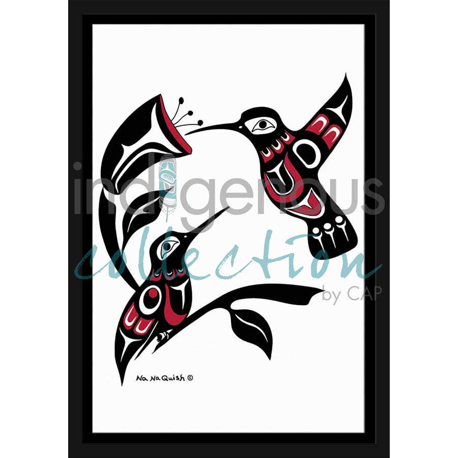 Hummers by artist Na Na Quish - Nuu-chah-nulth . Indigenous Collection