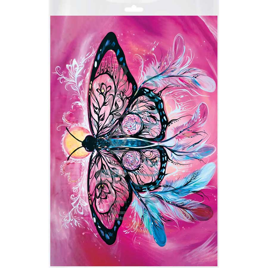 Butterfly Dreamcatcher by artist Carla Joseph - Métis/Cree. Indigenous Collection
