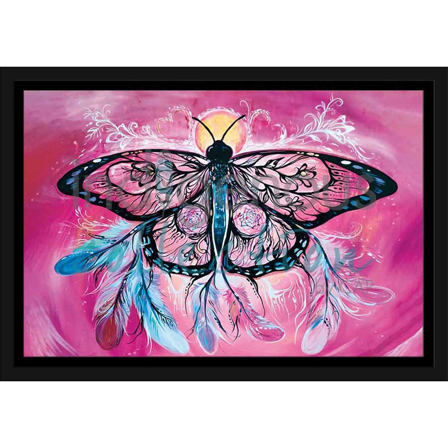 Butterfly Dreamcatcher by artist Carla Joseph - Métis/Cree. Indigenous Collection