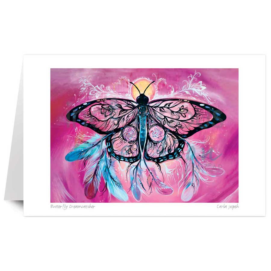 Butterfly Dreamcatcher by artist Carla Joseph