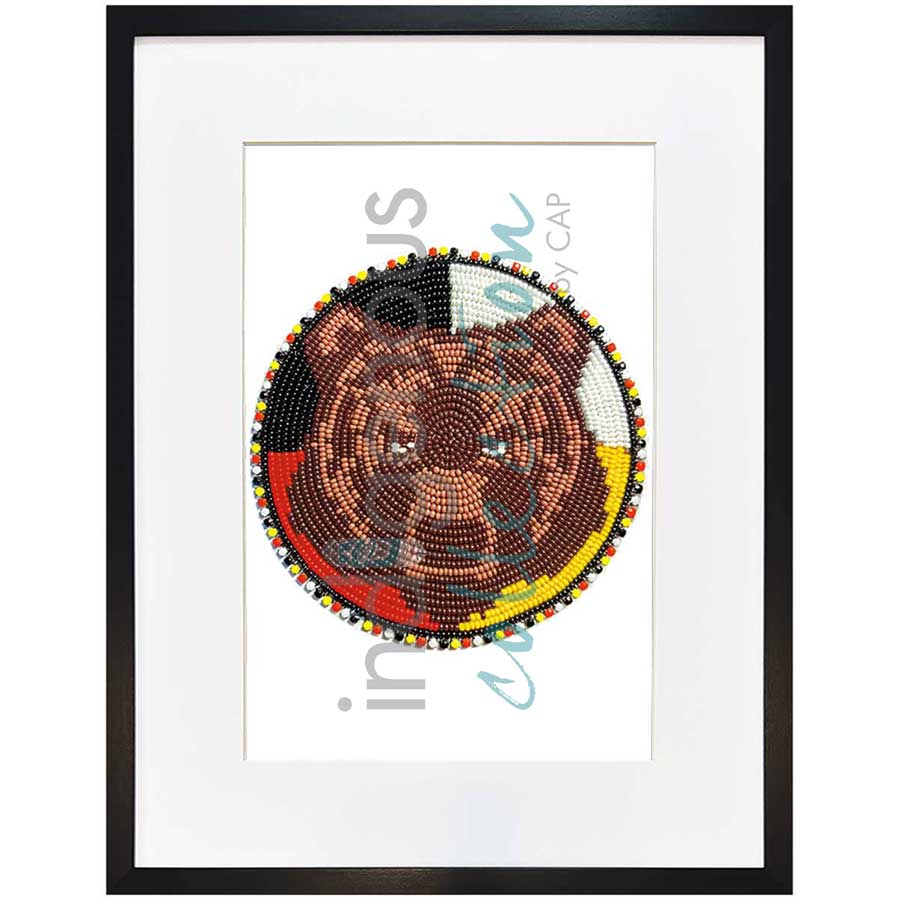 Bear Graduate by artist Robin Paul - Mi'kmaq. Indigenous Collection