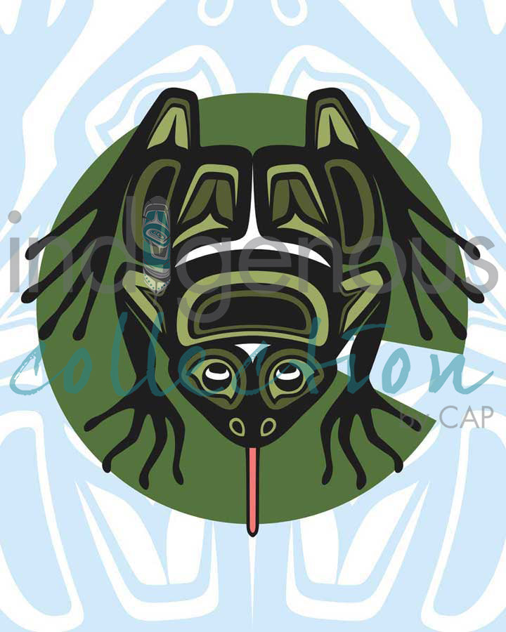 Frog by artist Chantelle Trainor-Matties