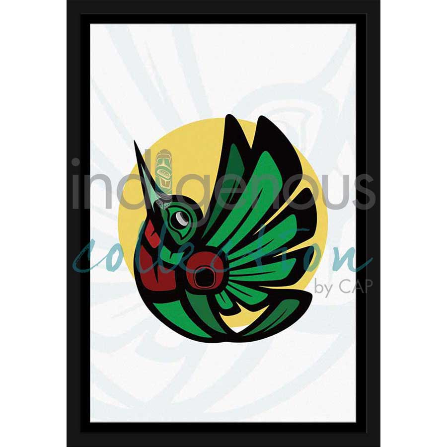 Hummingbird by artist Chantelle Trainor-Matties - Nisga'a/Métis. Indigenous Collection