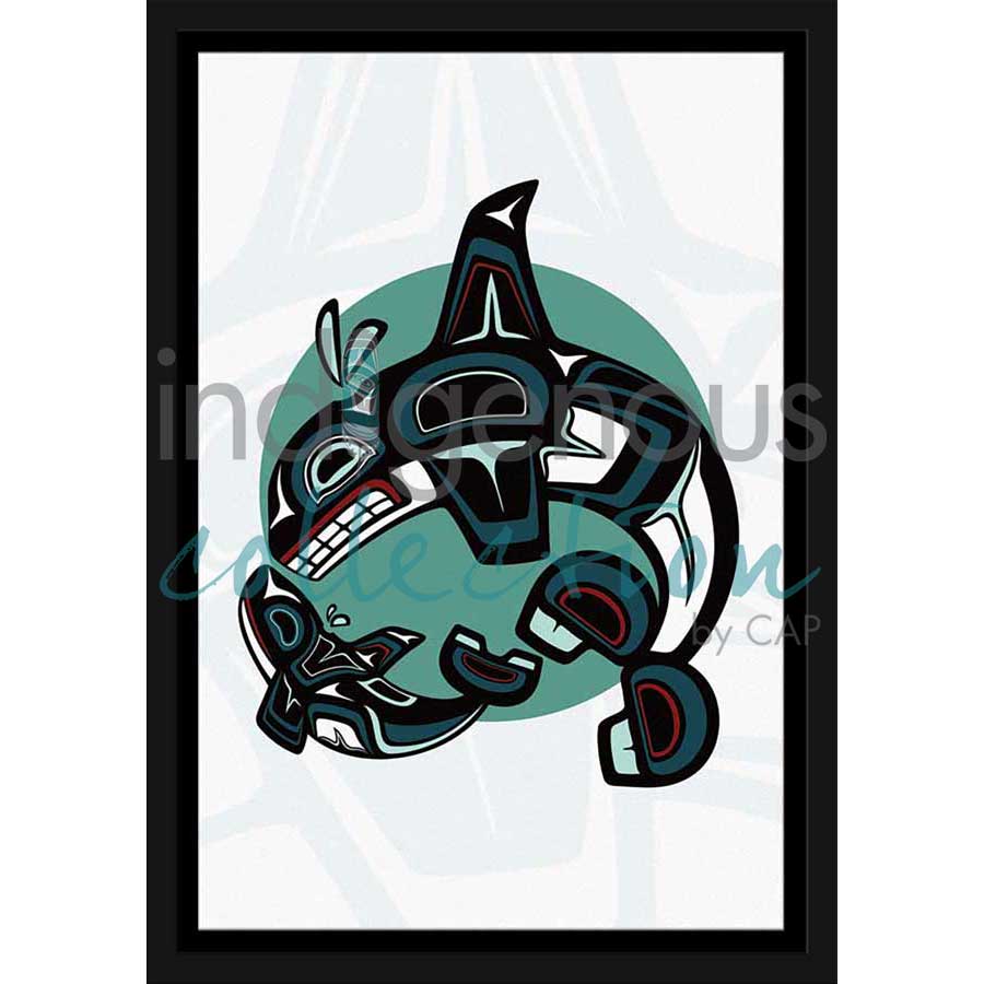 Mother and Calf by artist Chantelle Trainor-Matties - Nisga'a/Métis. Indigenous Collection