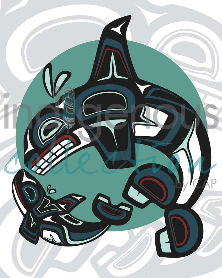 Mother and Calf by artist Chantelle Trainor-Matties