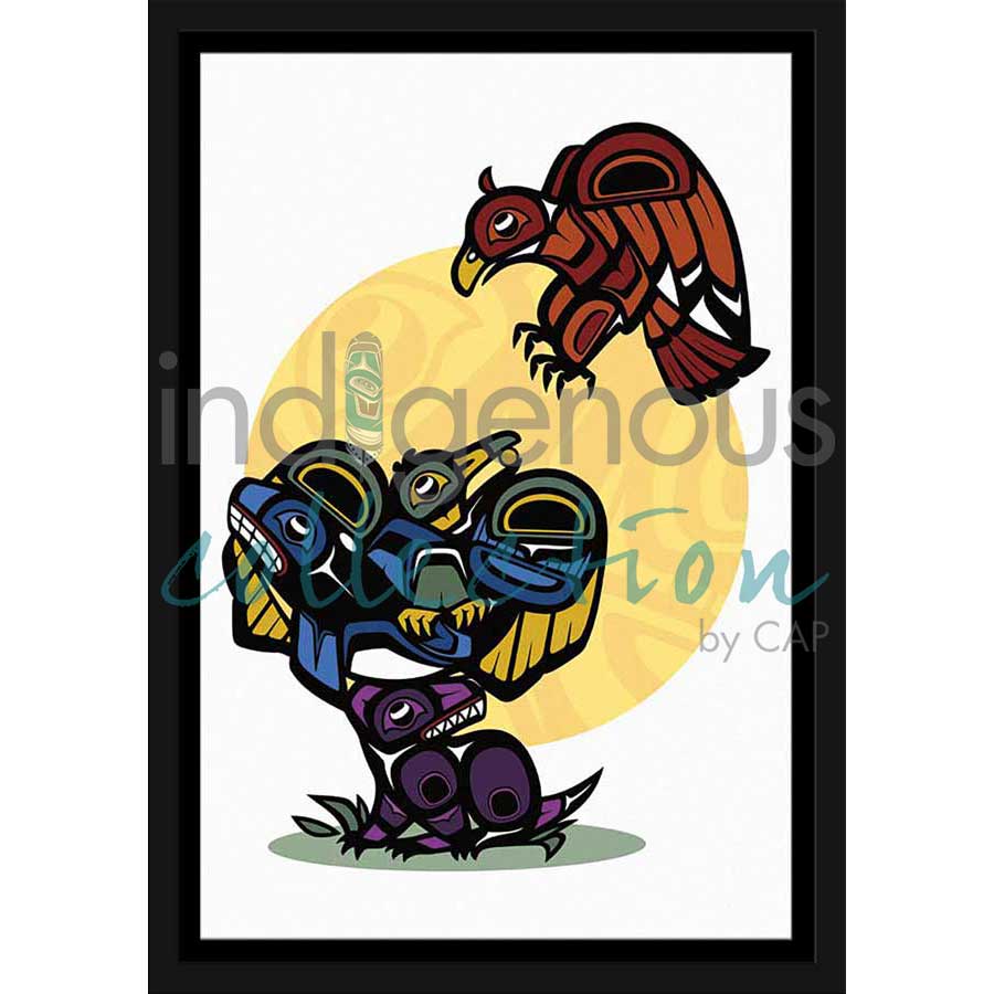 Pdeek by artist Chantelle Trainor-Matties - Nisga'a/Métis. Indigenous Collection