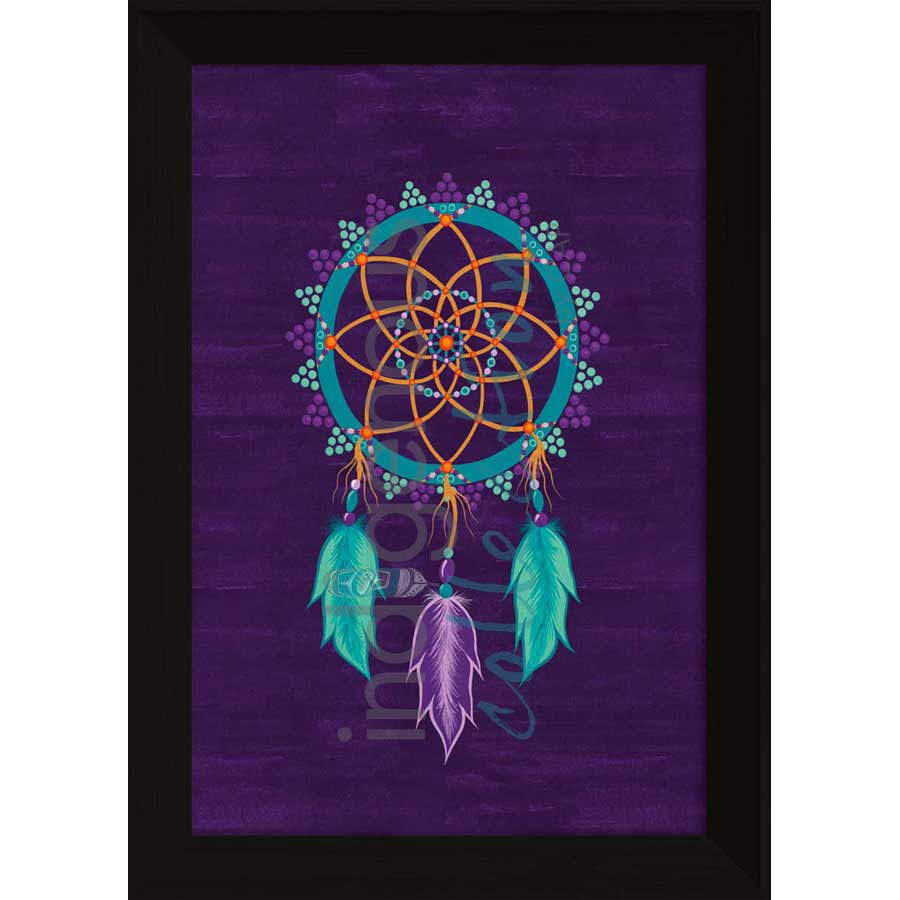 Dreamcatcher by artist Tracey Metallic - Mi'gmaq. Indigenous Collection