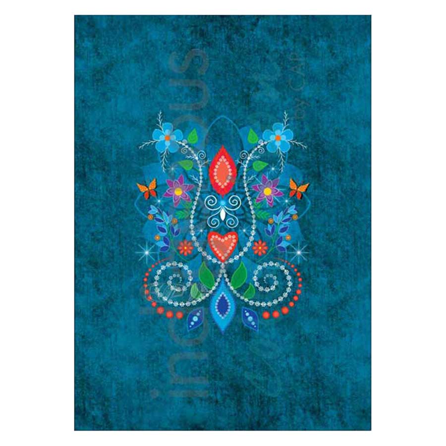 Floral Scroll Canvas Prints