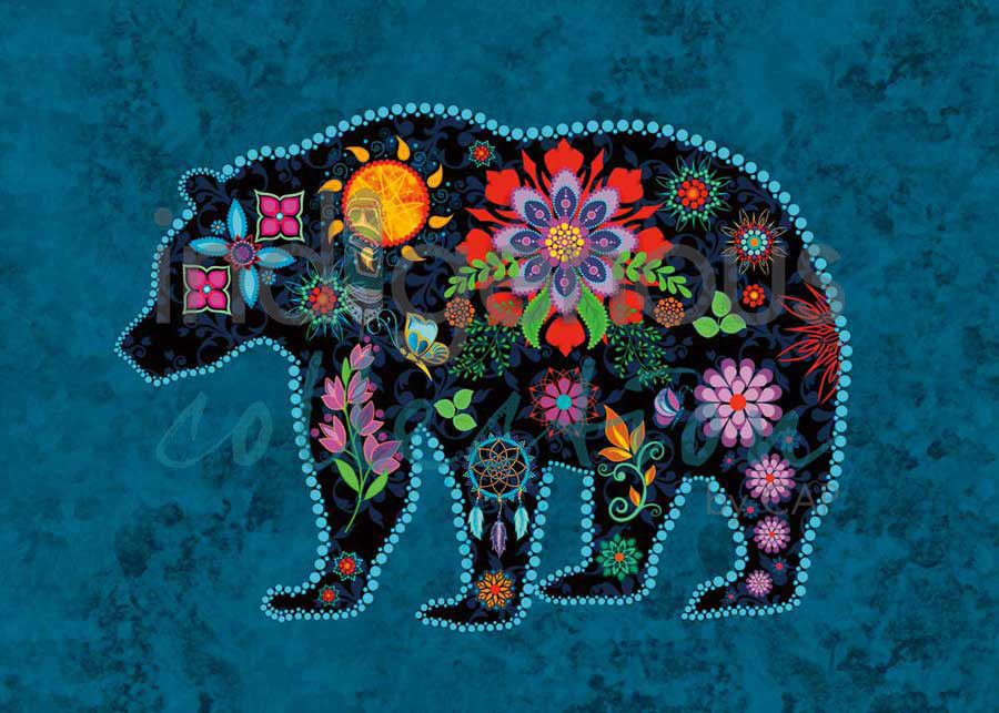 Spirit Bear by artist Tracey Metallic