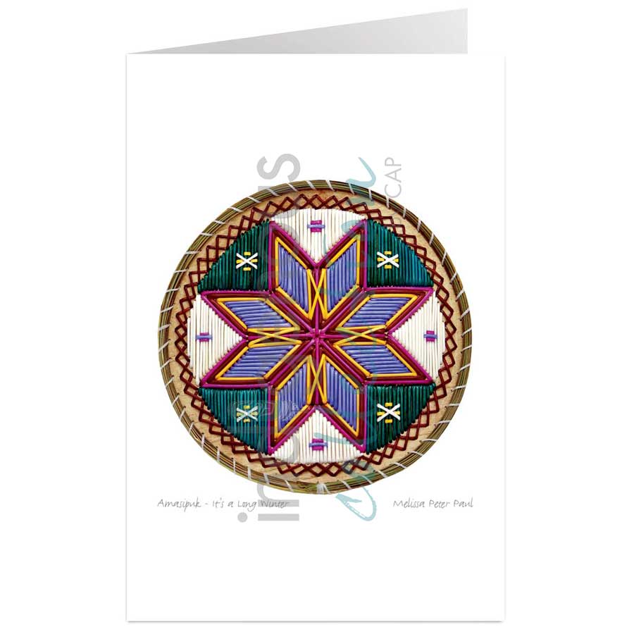 Amasipuk - It's a Long Winter by artist Melissa Peter Paul