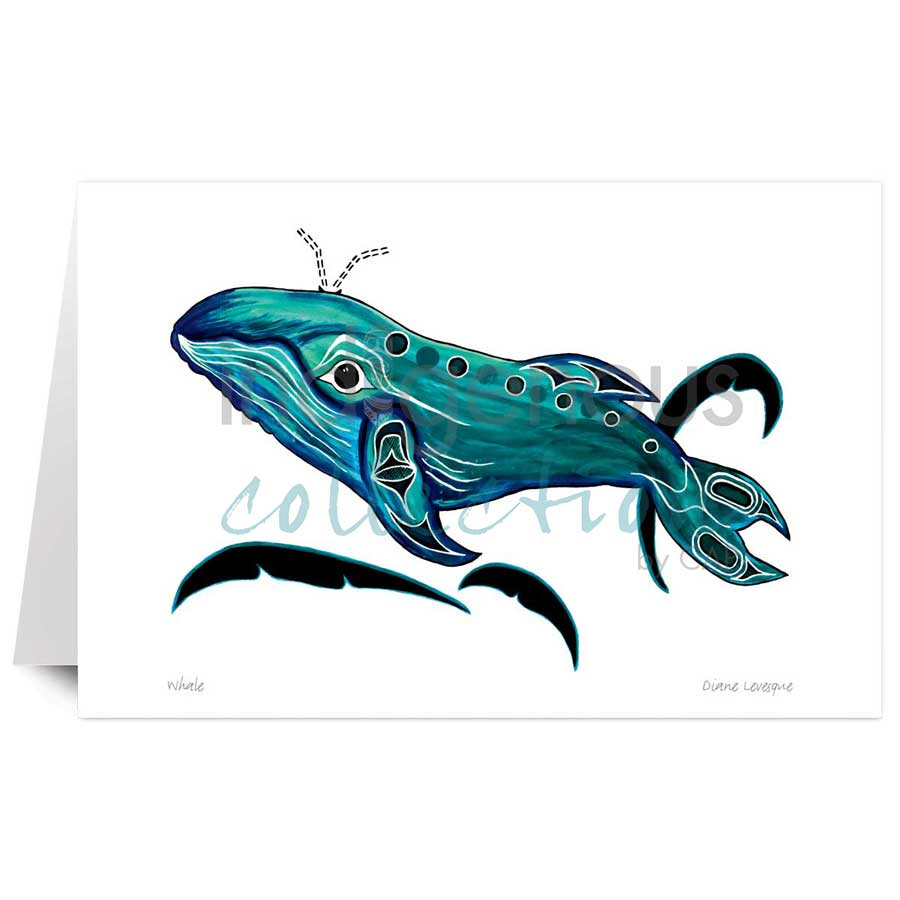 Whale by artist Diane Levesque