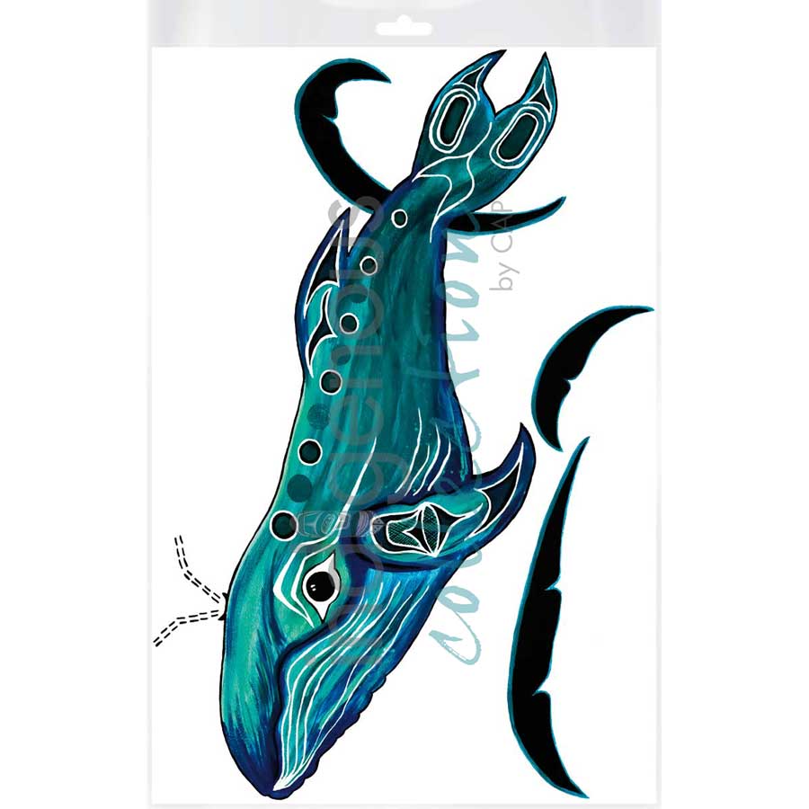 Whale by artist Diane Levesque - Kwakwaka'wakw. Indigenous Collection