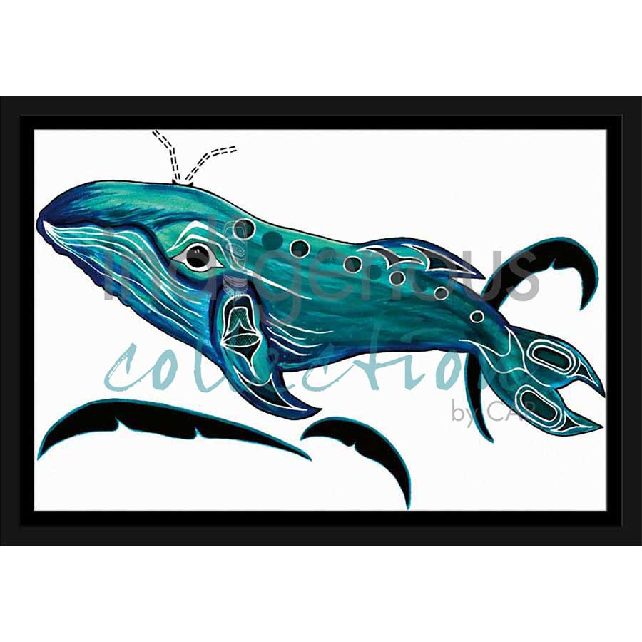 Whale by artist Diane Levesque - Kwakwaka'wakw. Indigenous Collection