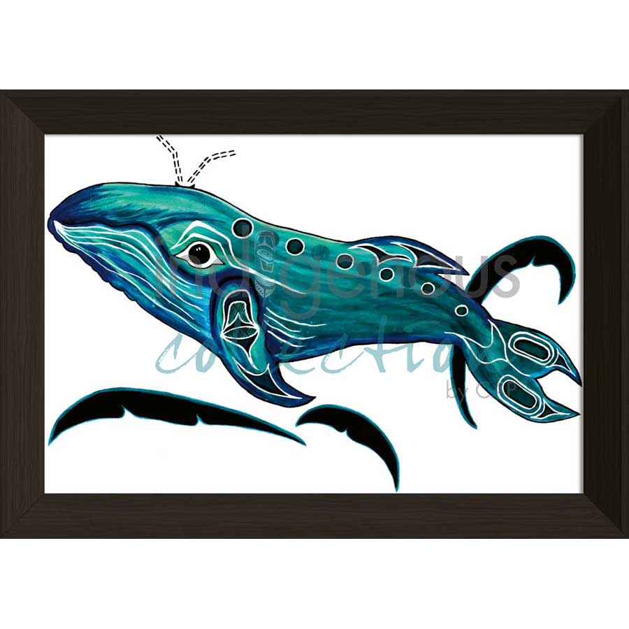 Whale by artist Diane Levesque - Kwakwaka'wakw. Indigenous Collection