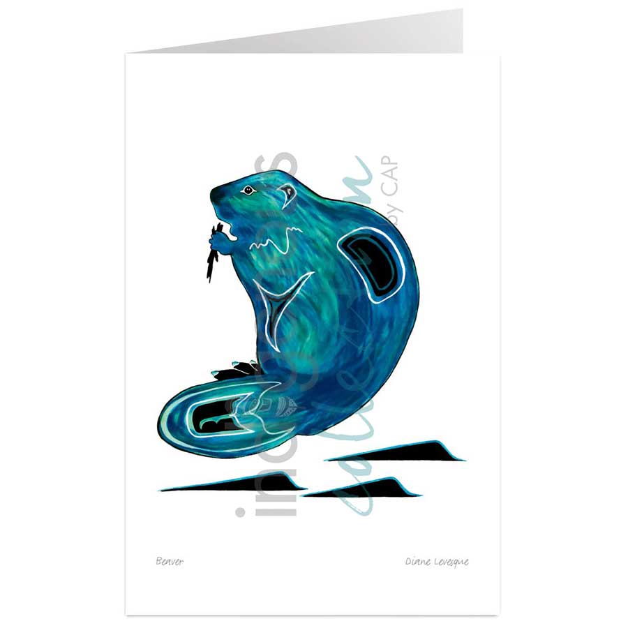 Beaver by artist Diane Levesque