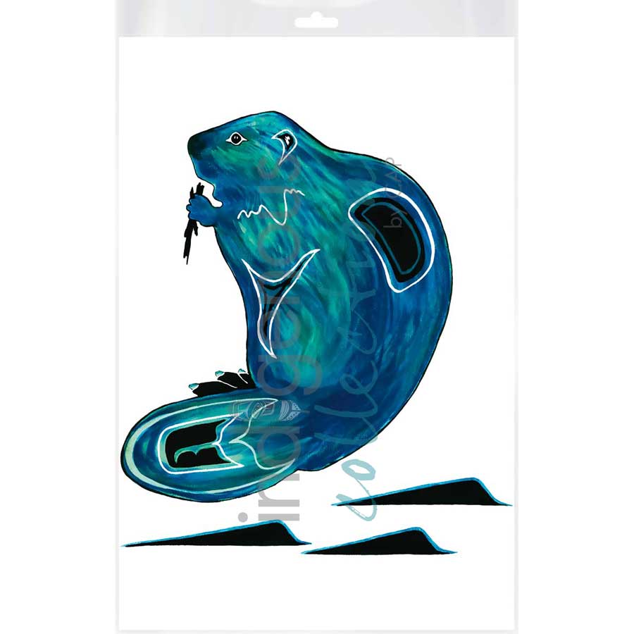 Beaver by artist Diane Levesque - Kwakwaka'wakw. Indigenous Collection