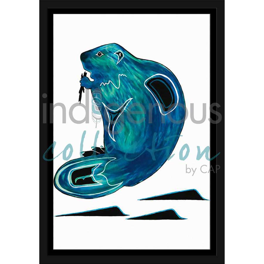 Beaver by artist Diane Levesque - Kwakwaka'wakw. Indigenous Collection