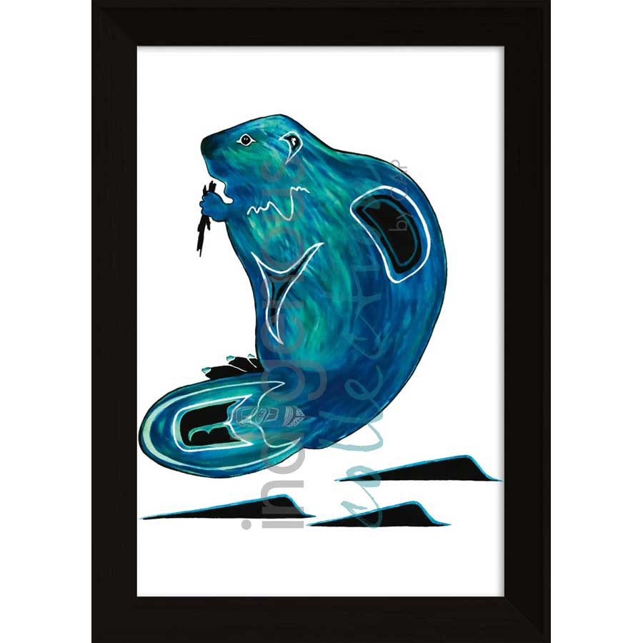 Beaver by artist Diane Levesque - Kwakwaka'wakw. Indigenous Collection